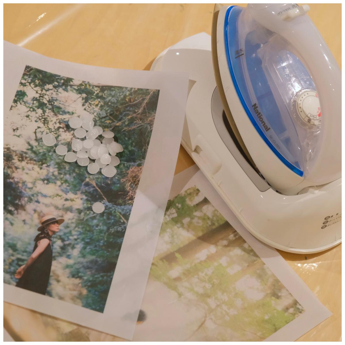 Civic Gallery 企画展 ワークショップ「ロウ引き紙作り」1