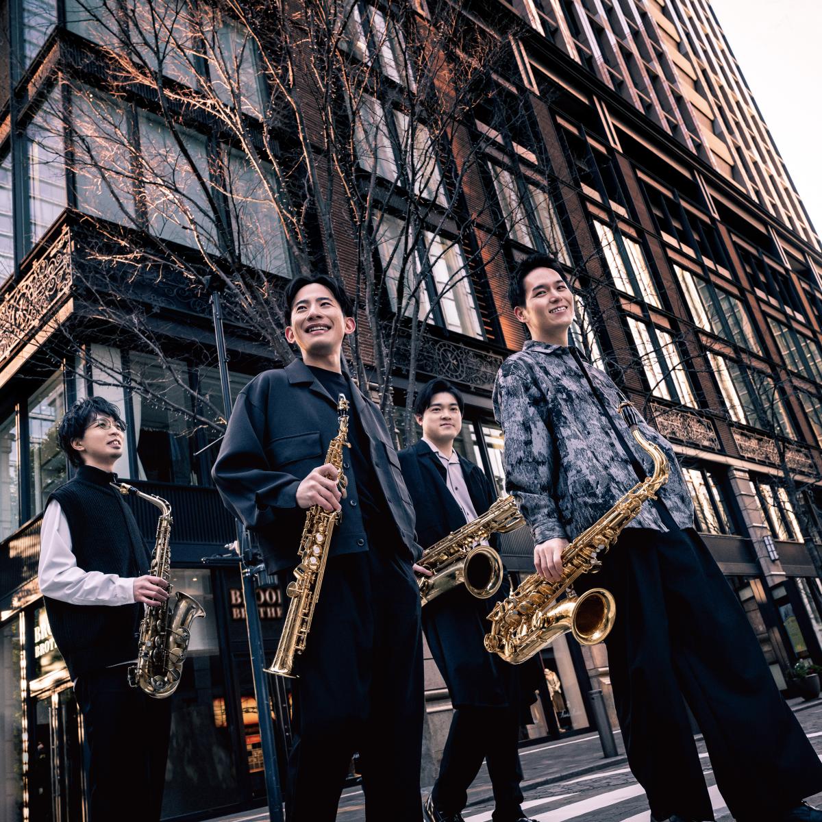 The Rev Saxophone Quartet ©Yuji Uenoの詳細を見る