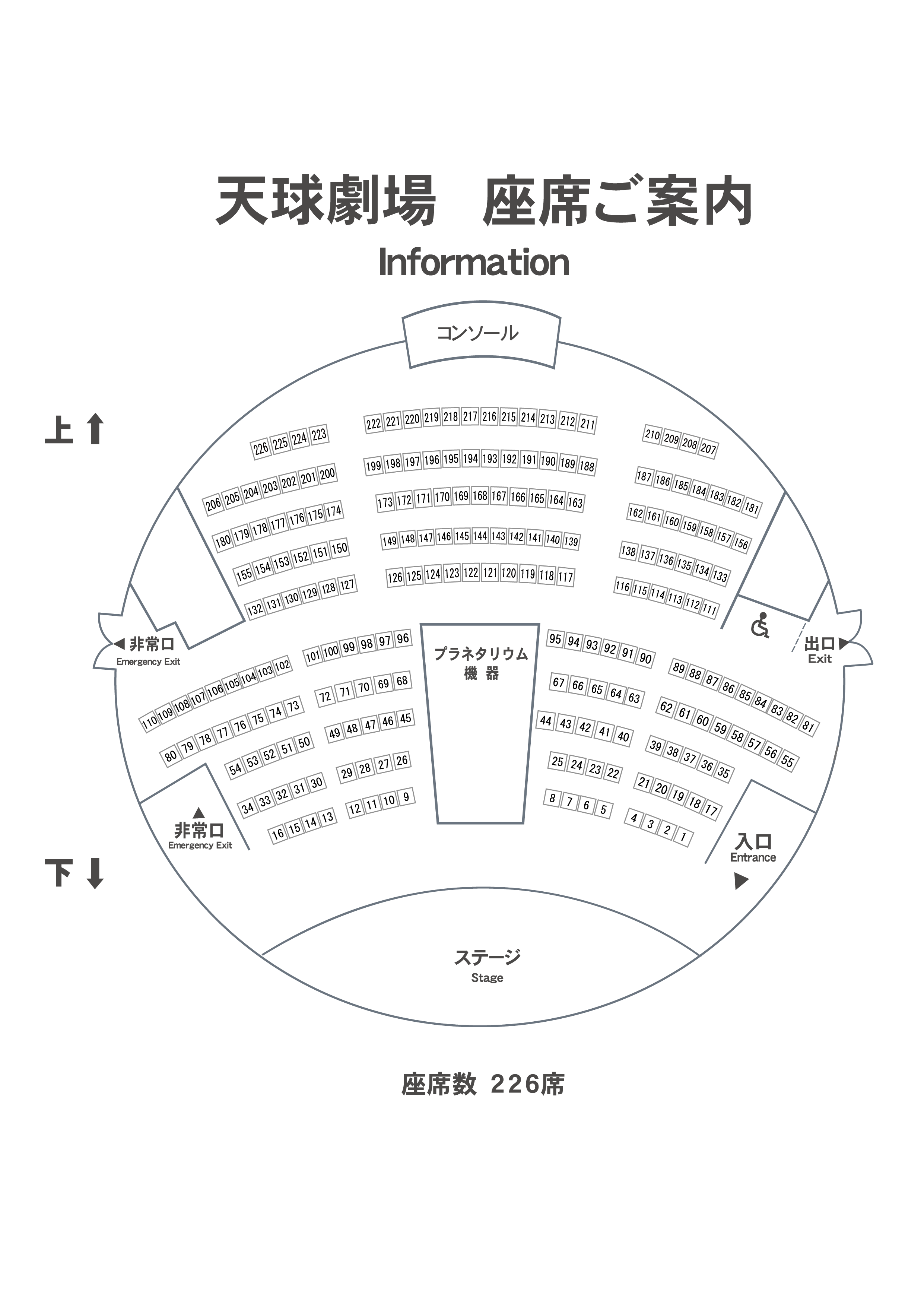 天球座席表