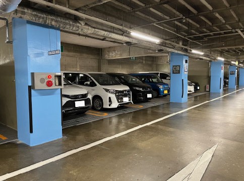 日立シビックセンター地下駐車場